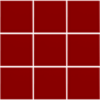 Complementto wandtegel Liso 10x10 Red glans a 0,5 m²