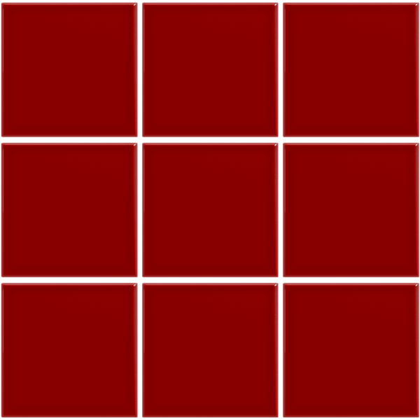 Complementto wandtegel Liso 10x10 Red glans, afname per doos van 0,5 m²