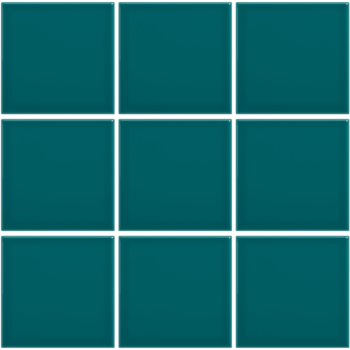 Complementto wandtegel Liso 10x10 Turquoise glans a 0,5 m²