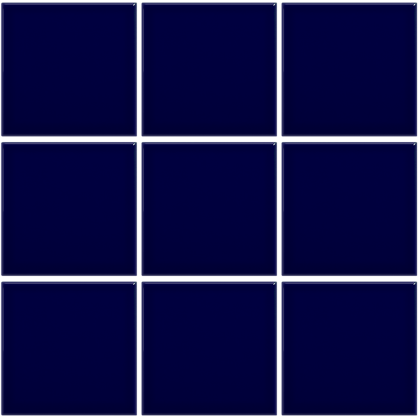 Complementto wandtegel Liso 10x10 Victorian Blue glans, afname per doos van 0,5 m²