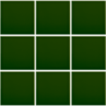 Complementto wandtegel Liso 10x10 Victorian Green glans, afname per doos van 0,5 m²
