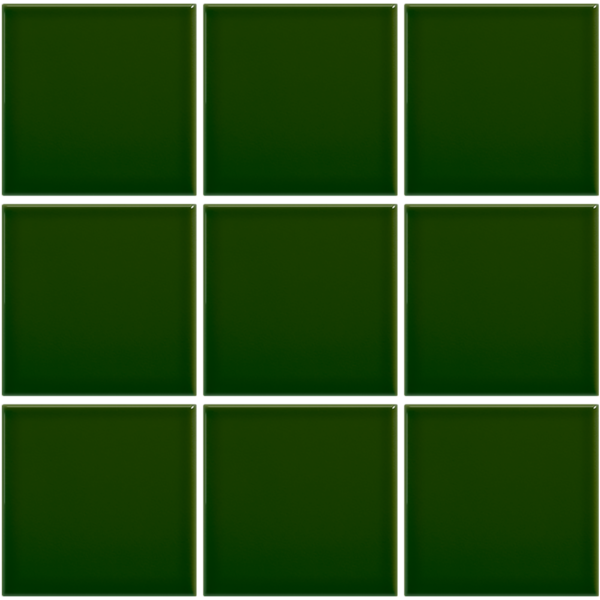 Complementto wandtegel Liso 10x10 Victorian Green glans, afname per doos van 0,5 m²