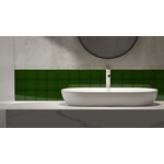 Complementto wandtegel Liso 10x10 Victorian Green glans, afname per doos van 0,5 m²