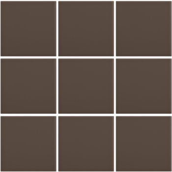 Complementto wandtegel Liso 10x10 Chocolate mat a 0,5 m²