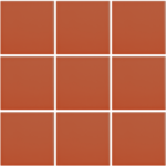 Complementto wandtegel Liso 10x10 Coral mat, afname per doos van 0,5 m²