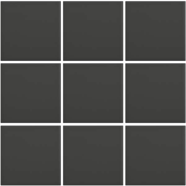 Complementto wandtegel Liso 10x10 Grafite mat, afname per doos van 0,5 m²