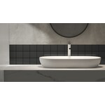 Complementto wandtegel Liso 10x10 Grafite mat, afname per doos van 0,5 m²