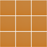 Complementto wandtegel Liso 10x10 Mango mat, afname per doos van 0,5 m²