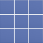 Complementto wandtegel Liso 10x10 Marine Blue mat, afname per doos van 0,5 m²