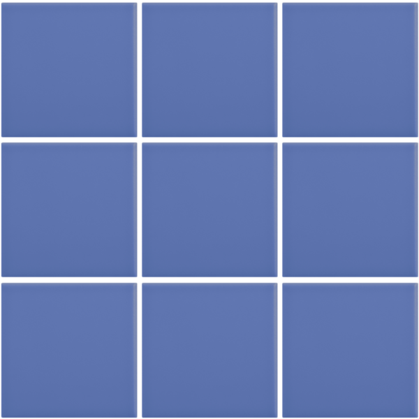 Complementto wandtegel Liso 10x10 Marine Blue mat, afname per doos van 0,5 m²