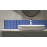 Complementto wandtegel Liso 10x10 Marine Blue mat, afname per doos van 0,5 m²