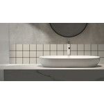 Complementto wandtegel Liso 10x10 Bone mat, afname per doos van 0,5 m²