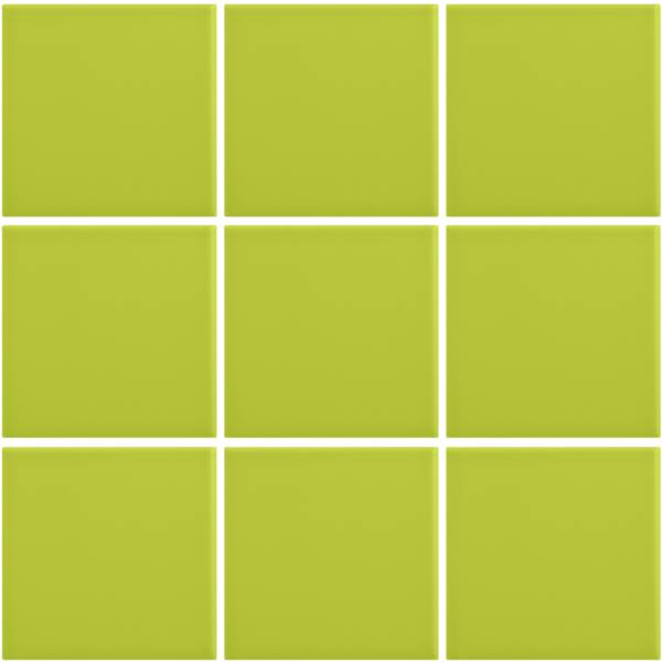 Complementto wandtegel Liso 10x10 Pistacho mat, afname per doos van 0,5 m²
