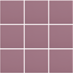 Complementto wandtegel Liso 10x10 Mauve mat, afname per doos van 0,5 m²