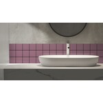Complementto wandtegel Liso 10x10 Mauve mat, afname per doos van 0,5 m²