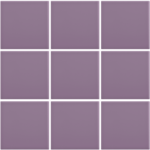 Complementto wandtegel Liso 10x10 Violet mat, afname per doos van 0,5 m²