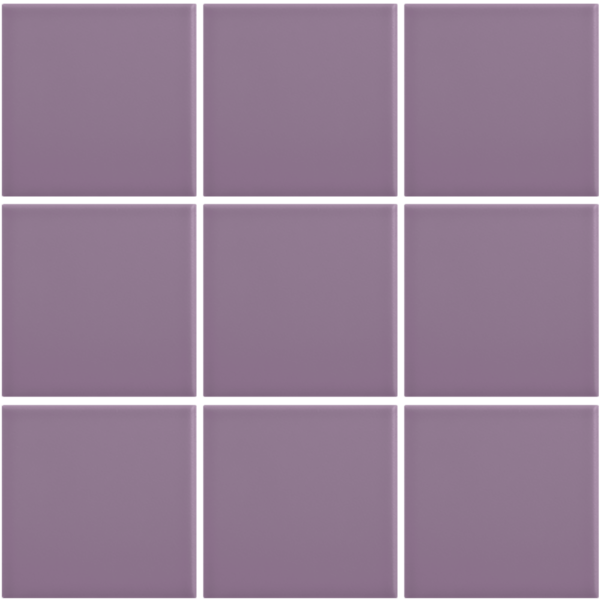Complementto wandtegel Liso 10x10 Violet mat, afname per doos van 0,5 m²
