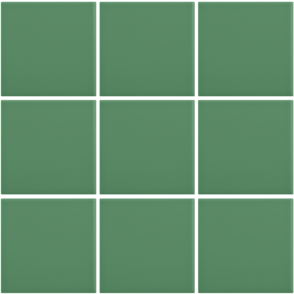 Complementto wandtegel Liso 10x10 Green mat glans, afname per doos van 0,5 m²