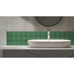 Complementto wandtegel Liso 10x10 Green mat glans, afname per doos van 0,5 m²
