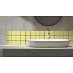 Complementto wandtegel Liso 10x10 Lemon mat glans, afname per doos van 0,5 m²