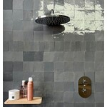 De Tegel BV Zellige Alhambra nr 40 Gris Fonce 10x10 cm, afname per doos van 1 m²