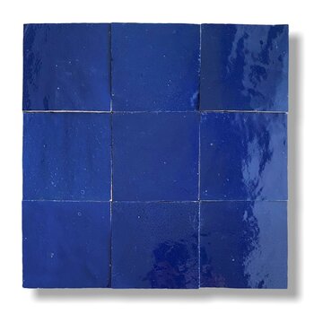 De Tegel BV Zellige Alhambra nr 35 Bleu Royale 10x10 cm a 1 m²