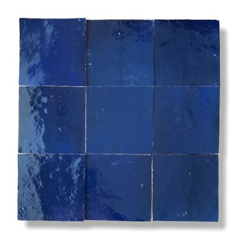 De Tegel BV Zellige Alhambra nr 51 Blue de Nuit 10x10 cm a 1 m²