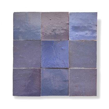 De Tegel BV Zellige Alhambra nr 21 Amethyst 10x10 cm a 1 m²