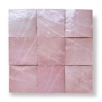 De Tegel BV Zellige Alhambra nr 05 Rose 10x10 cm a 1 m²