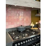 De Tegel BV Zellige Alhambra nr 05 Rose 10x10 cm, afname per doos van 1 m²