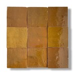 De Tegel BV Zellige Alhambra nr 13 Marron 10x10 cm, afname per doos van 1 m²