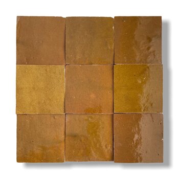 De Tegel BV Zellige Alhambra nr 13 Marron 10x10 cm a 1 m²