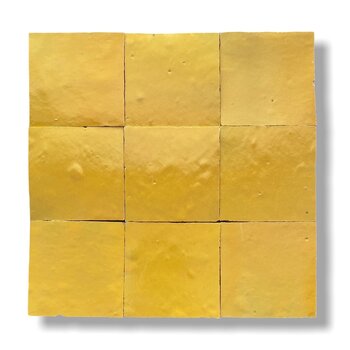De Tegel BV Zellige Alhambra nr 32 Tournesol 10x10 cm a 1 m²