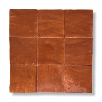 De Tegel BV Zellige Alhambra nr 47 Bronze 10x10 cm a 1 m²