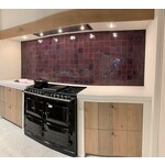 De Tegel BV Zellige Alhambra nr 28 Aubergine 10x10 cm, afname per doos van 1 m²