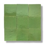 De Tegel BV Zellige Alhambra nr 14 Vert Printemps 10x10 cm, afname per doos van 1 m²