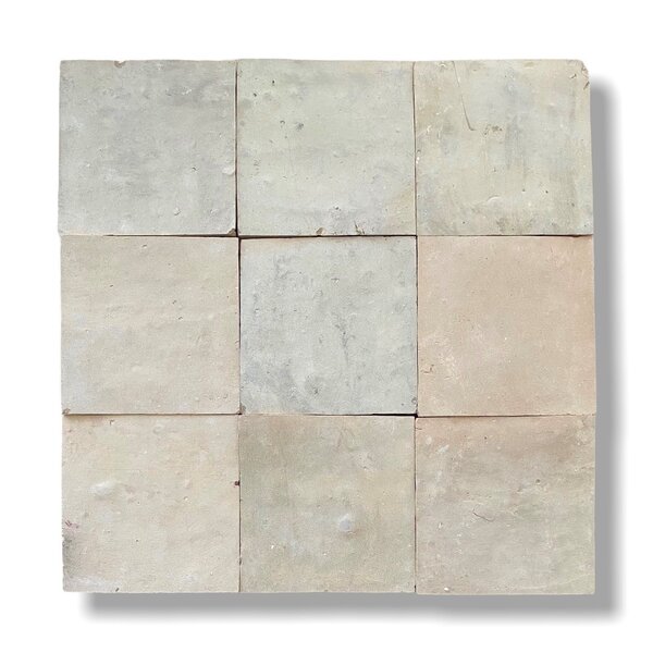 De Tegel BV Zellige Alhambra nr 01 Fez 10x10 cm, ongeglazuurd, afname per doos van 1 m²