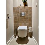 De Tegel BV Zellige Alhambra nr 08 Cafe au Lait 10x10 cm, afname per doos van 1 m²