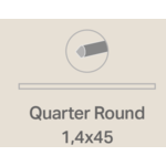 La Fabbrica AVA Kist Lux Jade Quarter Round 264242 1.4×48 cm, afname per doos van 6 stuks