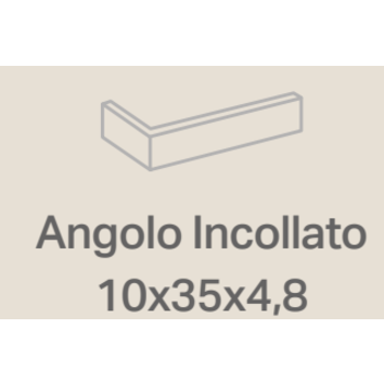 La Fabbrica AVA Kist Lux Charcoal Angolo incollato 264121 10×35 cm a 12 stuks