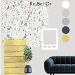 Revoir Paris Re-Bel Or 60x60, afname per doos van 1,44 m²