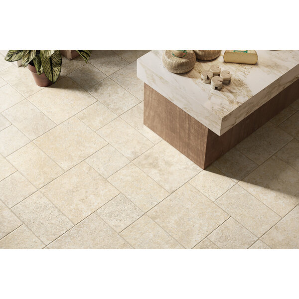 Ermes Aurelia Forme Pierres Eternelle Beige 50x50, afname per doos van 1,25 m²