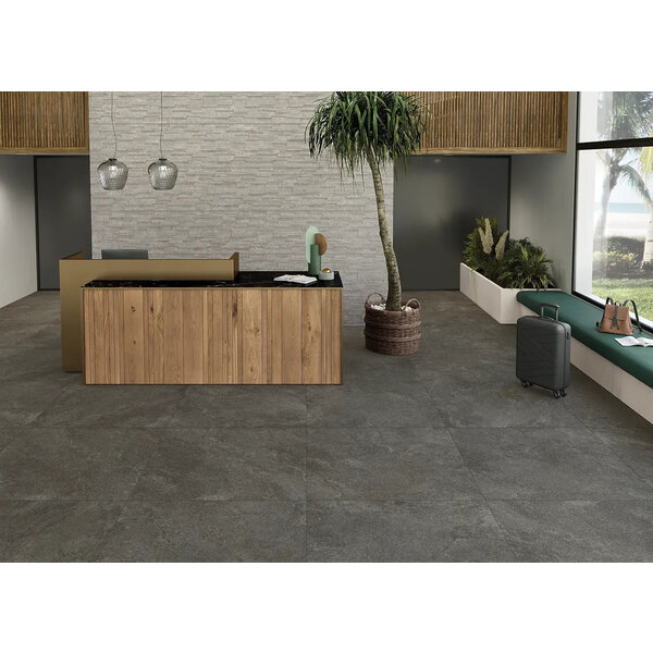 Keope Arkè Anthracite 60x60 R11, afname per doos van 1,08 m²