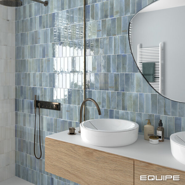 Ceravision Hanoi Sky Blue 5,1x16,1, afname per doos van 0,542 m²
