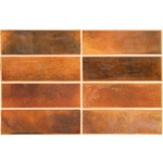 Ceravision Hanoi Burnt Red 5,1x16,1, afname per doos van 0,542 m²