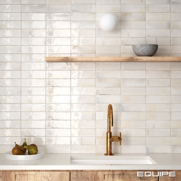 Ceravision Hanoi White 5,1x16,1, afname per doos van 0,542 m²