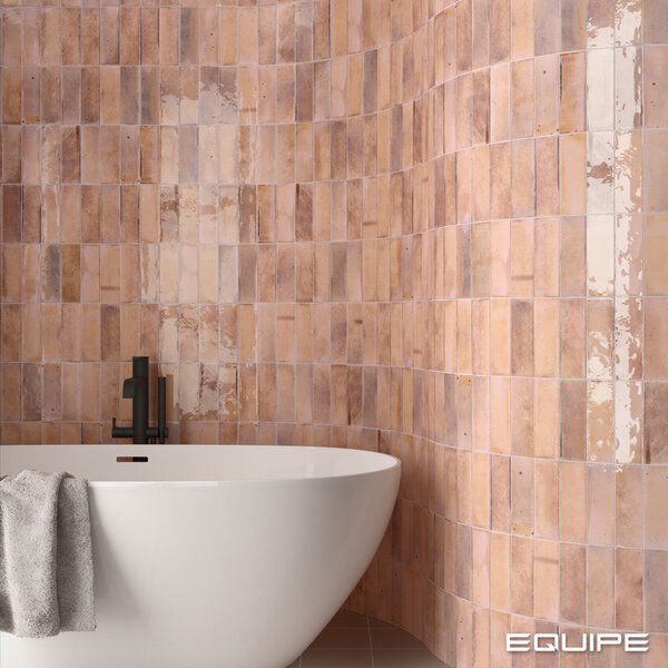 Ceravision Hanoi Pink 5,1x16,1, afname per doos van 0,542 m²