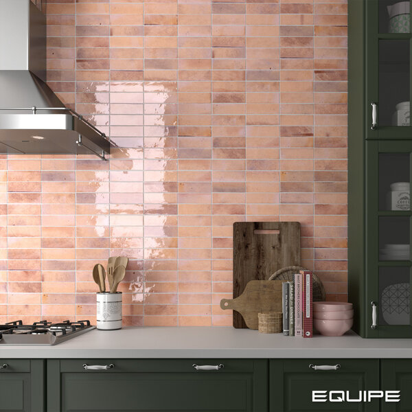 Ceravision Hanoi Pink 5,1x16,1, afname per doos van 0,542 m²