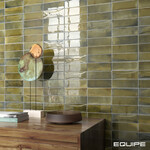 Ceravision Hanoi Wild Olive 5,1x16,1, afname per doos van 0,542 m²