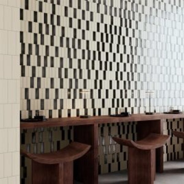 Ceravision London Calling Black 3,7x11,6, afname per doos van 0,489 m²